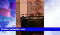 Big Deals  Criminal Investigation: A Method for Reconstructing the Past  Best Seller Books Most