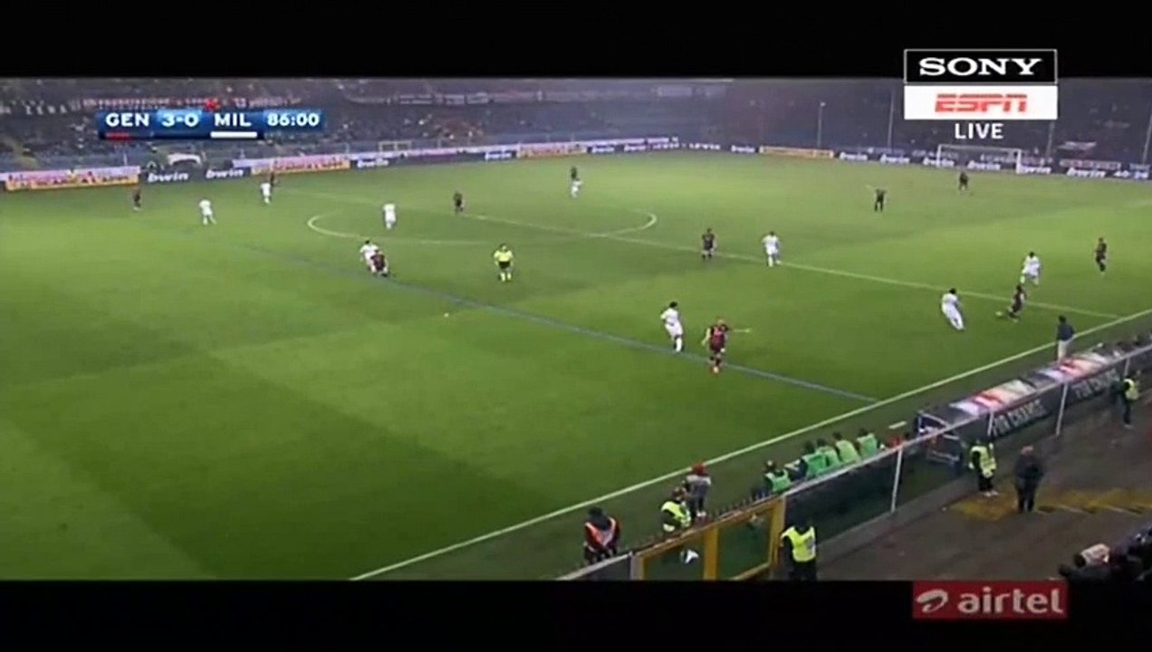 Leonardo Pavoletti  Goal HD - Genoa 3-0 Milan - 25.10.2016 HD