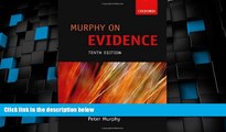 Big Deals  Murphy on Evidence  Full Read Most Wanted