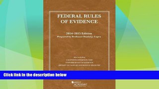 Books to Read  Federal Rules of Evidence, 2014-2015 (Selected Statutes)  Best Seller Books Best