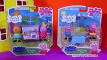PEPPA PIG Toy Parody Video with the Peppa Pig & Candy Cat set & Peppa Pig Peek n Surprise House