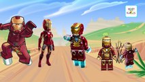 Cartoon Iron Man Finger Family Animation Nursery Rhyme | IRONMAN Daddy Finger Children Songs