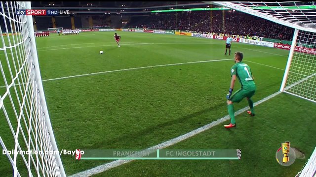 All Penalties HD - Eintracht Frankfurt 4-1 Ingolstadt - 25-10-2016 DFB Pokal