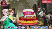 Frozen Fever Annas Surprise Party - Elsa and Olaf Making Cake for Anna - Full Game Episode