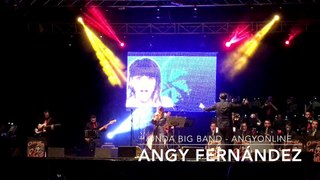 Angy canta “Think (Freedom)” de Aretha Franklin, en el concierto con la banda Onda Big Band
