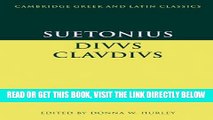 [READ] EBOOK Suetonius: Diuus Claudius (Cambridge Greek and Latin Classics) ONLINE COLLECTION