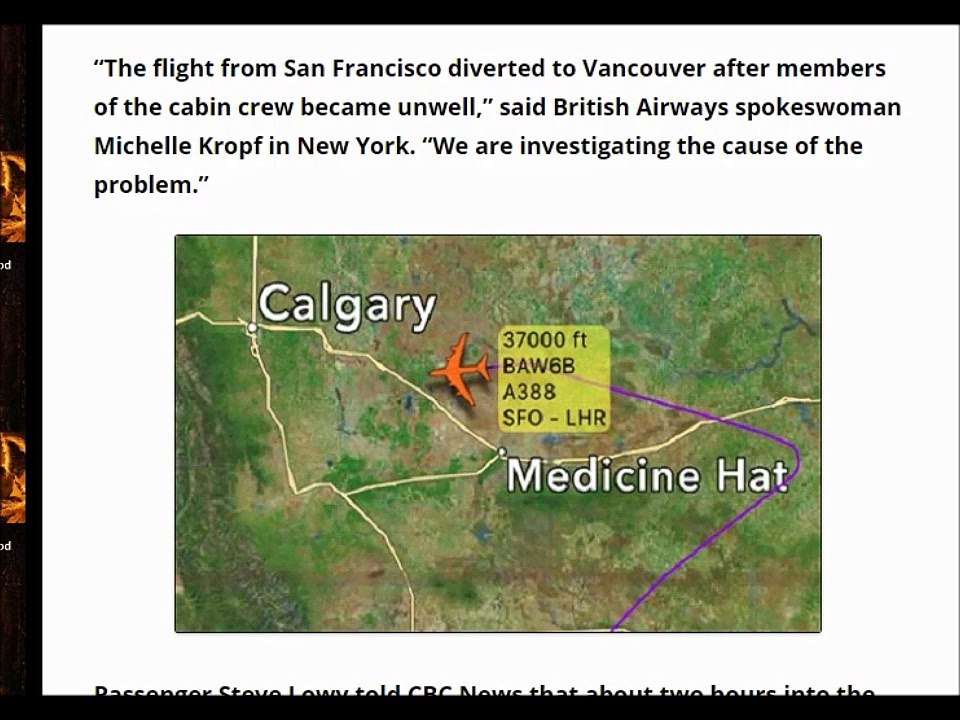 British Airways flight diverted after cabin crew becomes ill from smoke or oil contamination