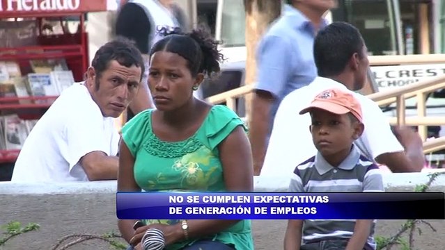 No se cumplen expectativas de generacion de empleos
