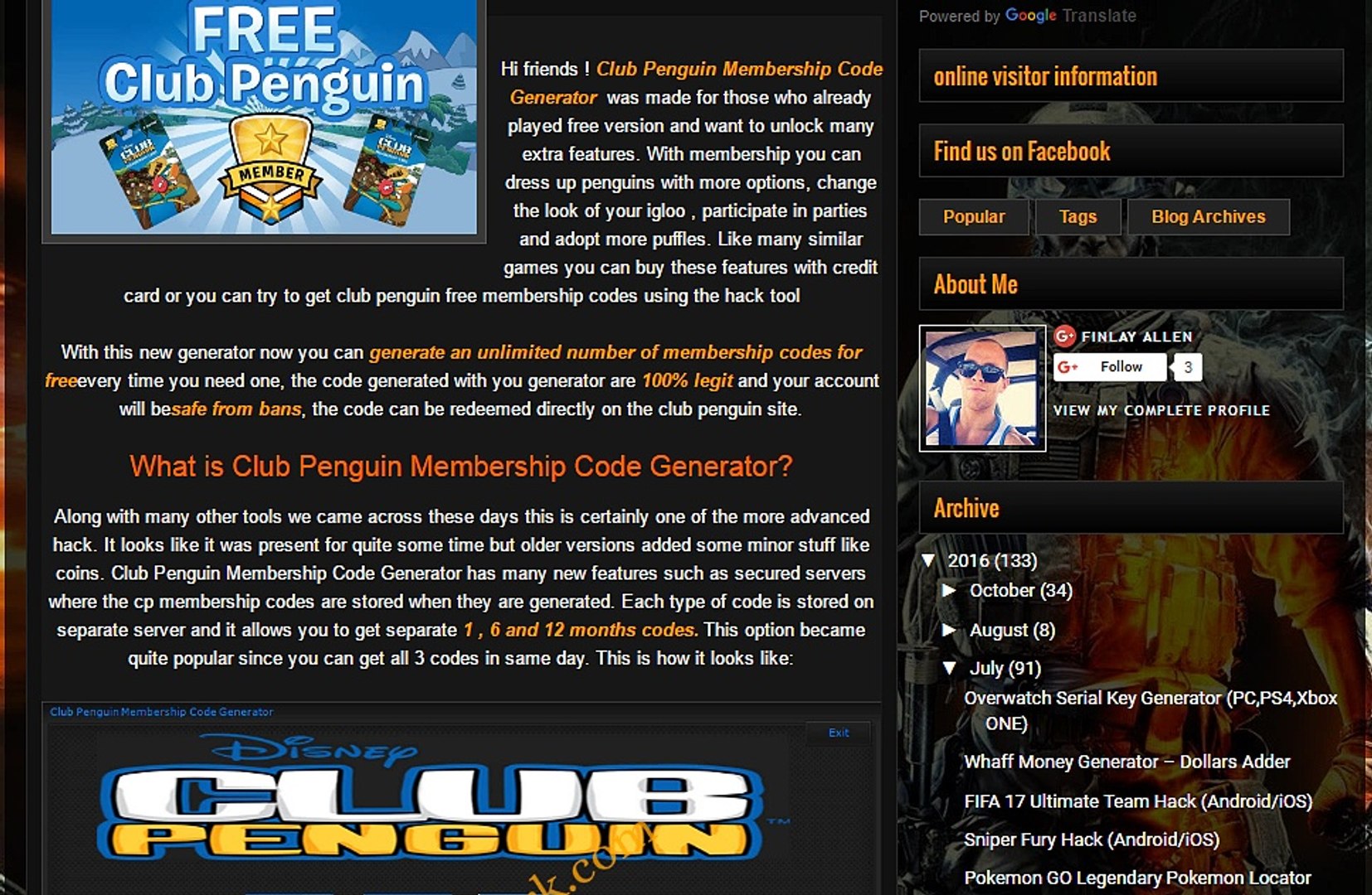 Club Penguin Membership Code Generator Video Dailymotion