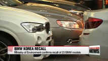 BMW Korea recalls 23 vehicle models over emissions defect