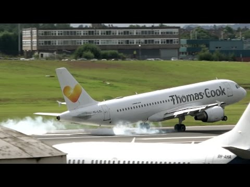 Turbulence Makes for Dramatic Landing at Birmingham Airport