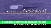 [Free Read] Analysis of Boolean Functions Full Online
