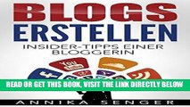 [Free Read] Blogs erstellen: Insider-Tipps einer Bloggerin (German Edition) Full Online