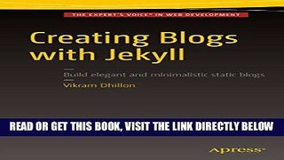 [Free Read] Creating Blogs with Jekyll Free Online