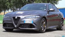 Alfa Romeo Giulia Quadrifoglio SOUND Start Up & Revs - Normal Mode vs. Race Mode