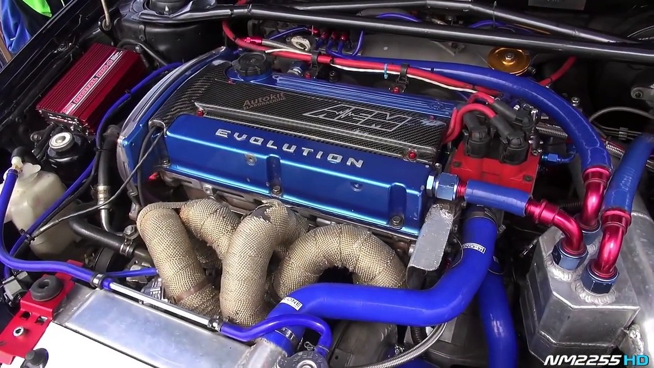 800HP Mitsubishi Lancer EVO 8 - 1/8 Mile Drag Racing & LOUD Sounds!