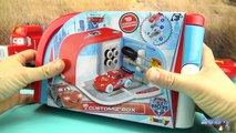 Disney Cars Lightning McQueen Ice Racers Smoby Customiz Box Flash McQueen 4k Jouet Toy Unboxing