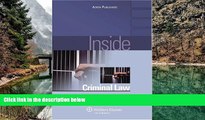 Big Deals  Inside Criminal Law: What Matters and Why (Inside Series)  Best Seller Books Most Wanted