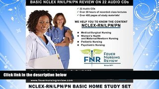 different   NCLEX-RN Review Feuer Nursing Review Home Study (RN/LPN NCLEX)