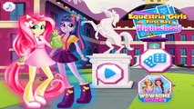 Equestria Girls First Day At School - twilight sparkle and pinkie pie dress up games for Girls