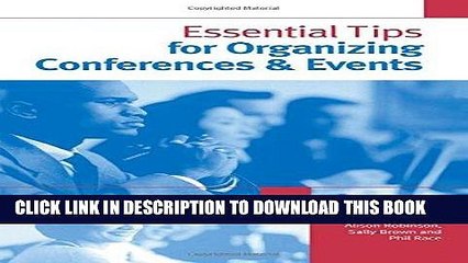 [New] Ebook Essential Tips for Organizing Conferences   Events Free Online