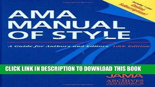 Read Now AMA Manual of Style: A Guide for Authors and Editors  Special Online Bundle Package