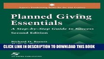 Read Now Planned Giving Essentials: A Step by Step Guide to Success (2nd Edition) (Aspen s Fund