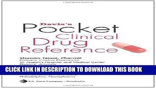 Read Now Davis s Pocket Clinical Drug Reference Download Online