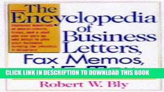 [New] Ebook The Encyclopedia of Business Letters, Fax Memos, and E-mail Free Online
