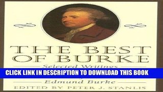 Read Now The Best of Burke: Selected Writings and Speeches of Edmund Burke (Conservative