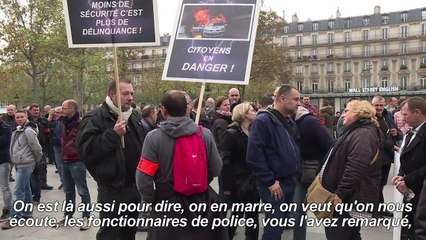 Les policiers toujours dans la rue: "ras-le bol général"