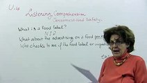 Listening Comprehension : Consumers and Safety 2