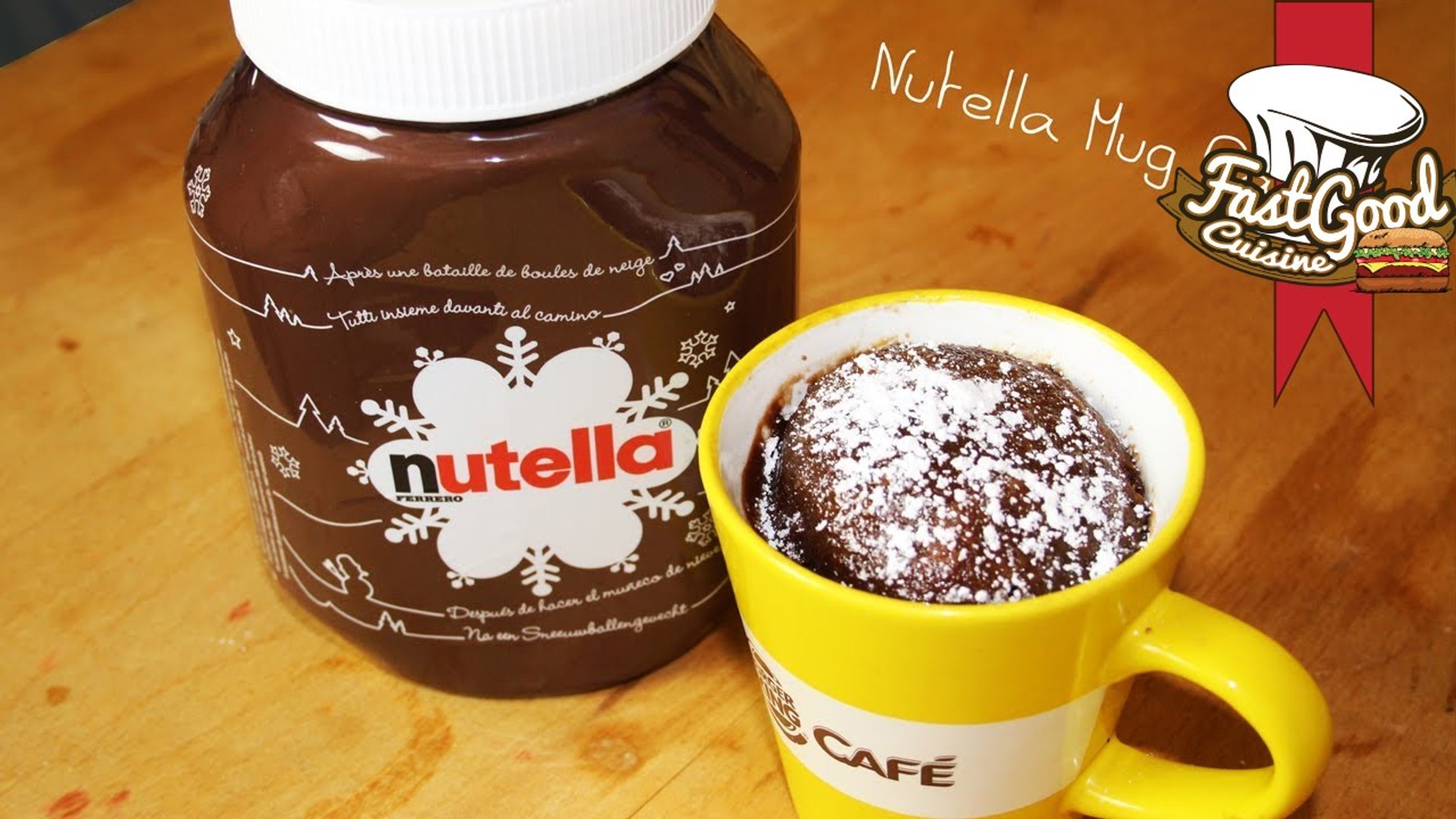 Recette facile : Nutella Mug cake - Vidéo Dailymotion