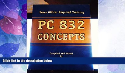 Скачать видео: Must Have PDF  PC 832 Concepts: California Peace Officer Required Training (5th Ed.)  Best Seller