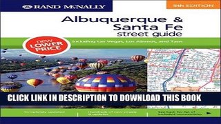 Read Now Rand McNally 5th Edition Albuquerque   Santa Fe street guide including Las Vegas, Los