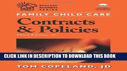 [Ebook] Family Child Care Contracts and Policies, Third Edition: How to Be Businesslike in a