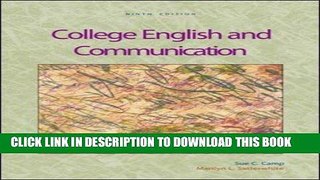 [New] Ebook College English and Communication Free Online