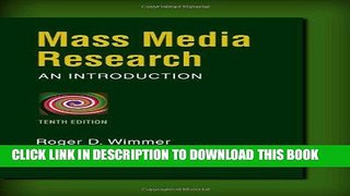 [New] Ebook Mass Media Research: An Introduction Free Online