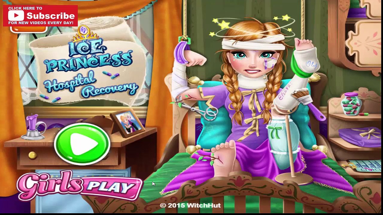 Anna Hospital Recovery - Princess Anna Injured at Doctors Full Kids Game Episode