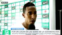 John Édison Mosquera habló en la previa del juego entre Nacional y Coritiba · Copa Suramericana 2016 (cuartos de final, vuelta)
