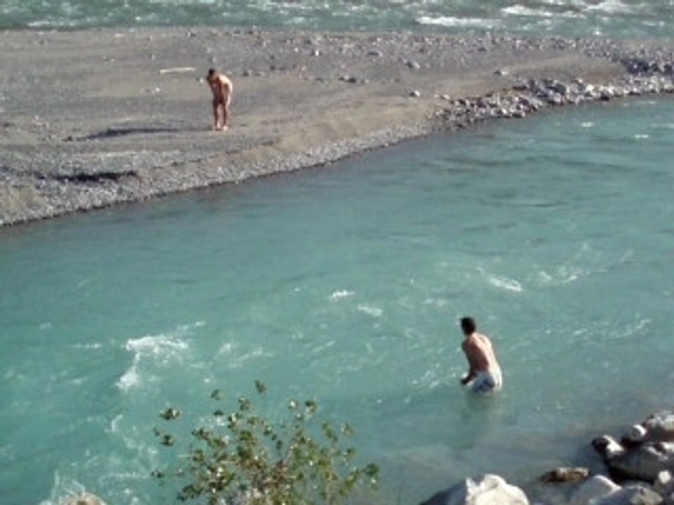 Adrien et jo traversée rivière