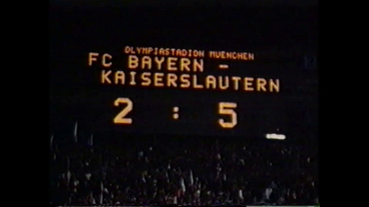 FC Bayern München - 1. FC Kaiserslautern (2:5)