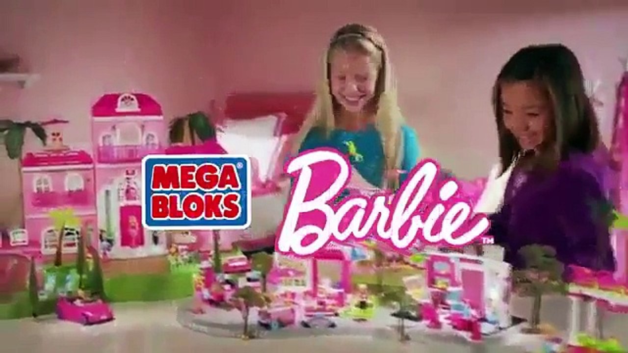 Barbie en Francais Mega Bloks Poupée Publicité