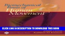 Read Now Biomechanical Basis of Human Movement with Motion Analysis Software PDF Online