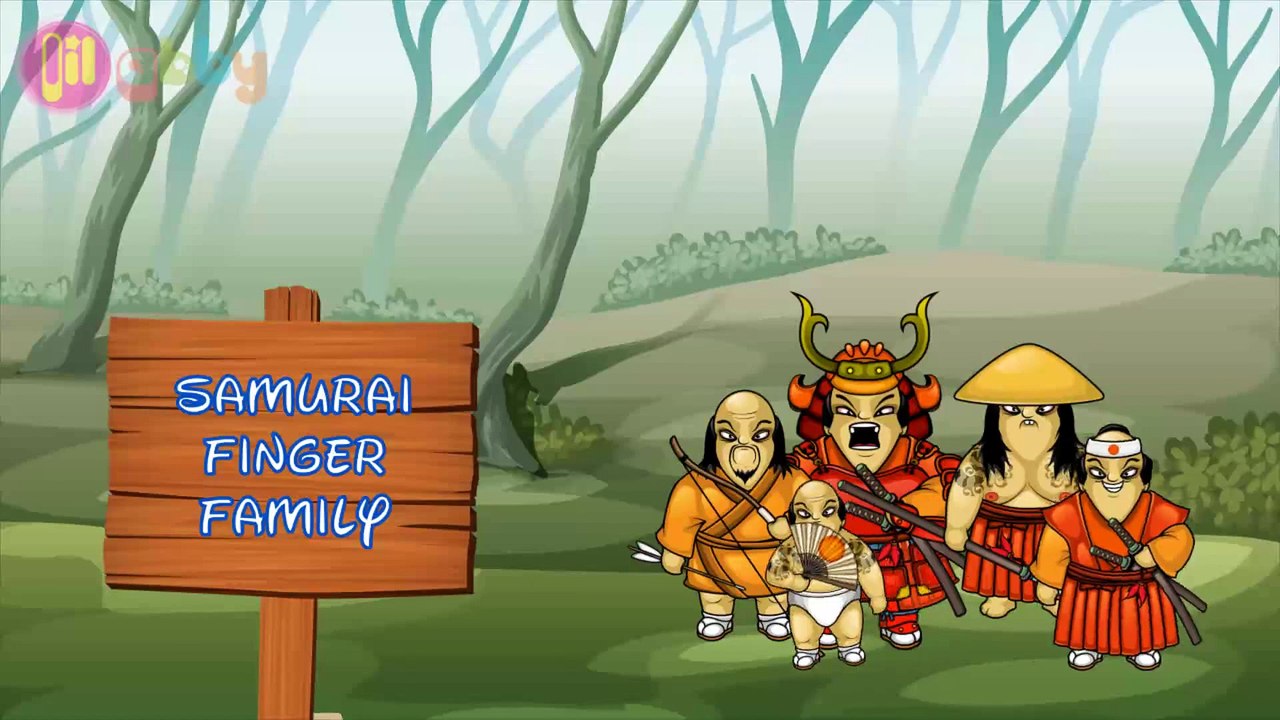 SUPER COOL SAMURAI Nursery Rhymes for Children! - Samurai Finger Family Song - Lil Abby - YouTube