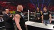 Dean Ambrose confronts Brock Lesnar during their WWE Fastlane contract signing: Raw, Feb. 8, 2016