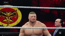 WWE 2K16 Simulation - Brock Lesnar vs Roman Reigns | WrestleMania 31