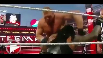 Roman Reigns vs. Brock Lesnar- WHC Match Wrestlemania 31 (Highlights)