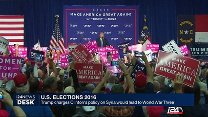 Trump charges Clinton's policy on Syria would lead to WW3