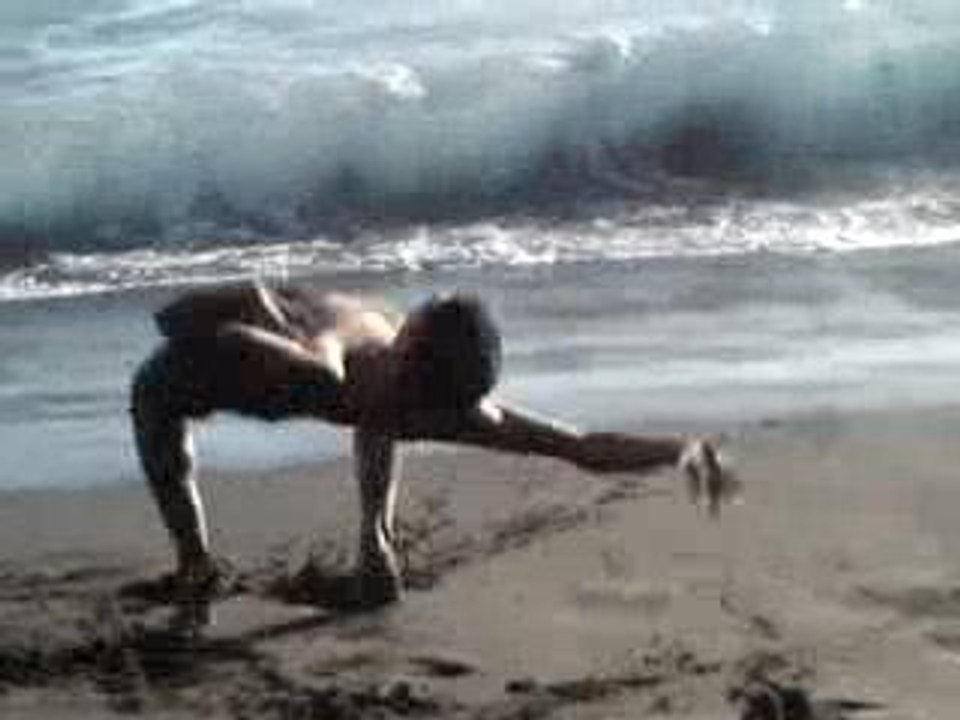 à la plage de la réunion